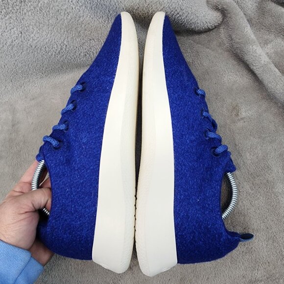 Allbirds Shoes Mens Size 10 Sams Club Blue Merino Wool Lace Up Sneakers *GUC* - Picture 8 of 12